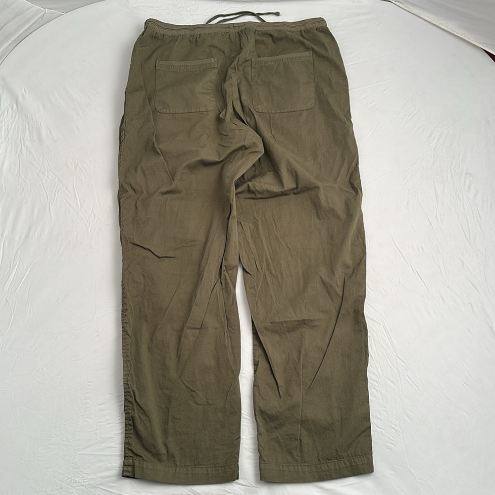 Anthropologie x Velvet Misty Holly green pull-on drawstring lightweight pants - Picture 6 of 15